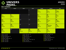 Notre zone d'activité pour ce service Réserver un terrain de padel pour une activité sportive ludique et accessible à tous à